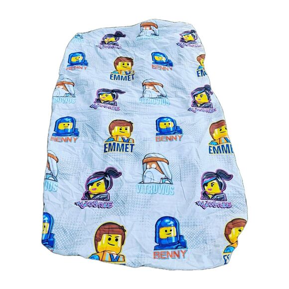 The Lego Movie Emmet Fitted Sheet Standard 2013 Brand New Wyldstyle - Picture 1 of 6
